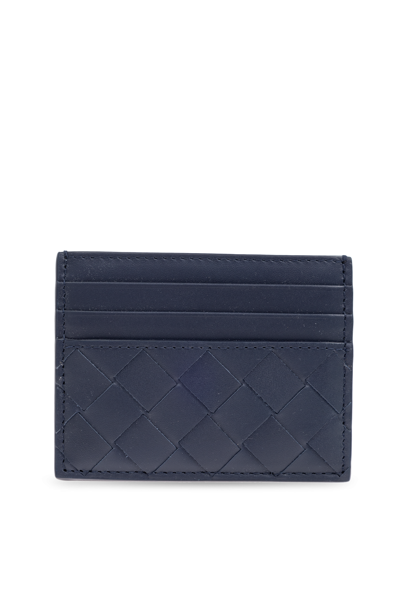 Navy blue Card case Bottega Veneta - Vitkac AS